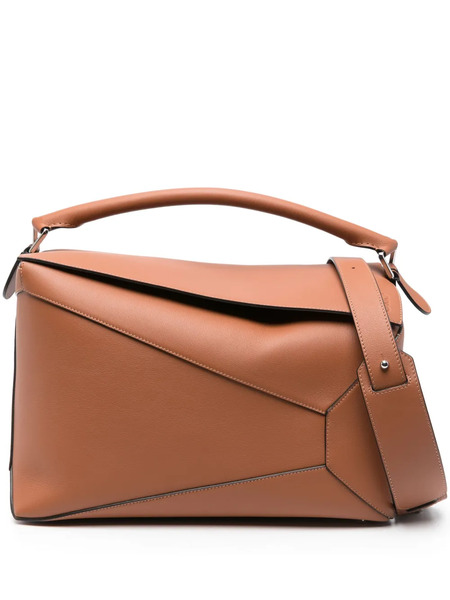  Loewe Large Puzzle Shoulder Bag - Brown 