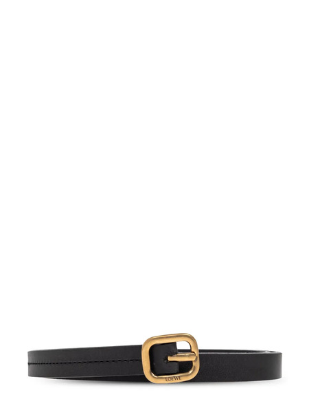  Loewe Leather Belt - Black 