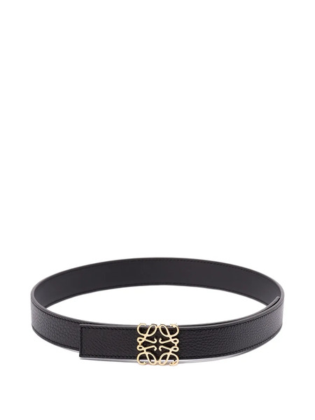  Loewe Logo-buckle Belt - Black 