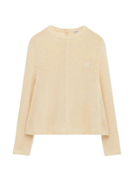  Loewe Logo Cashmere Sweater - Neutrals 