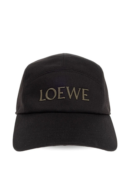  Loewe Logo-embroidered Five-panel Cap - Black 