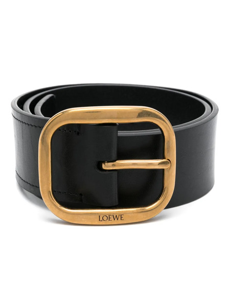  Loewe Logo-engraved Belt - Black 