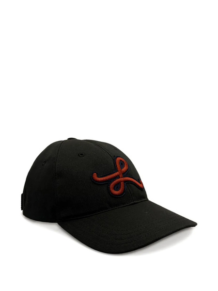  Loewe Logo-patch Baseball Cap - Black 