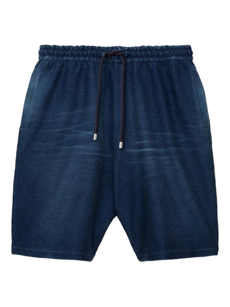  Loewe Logo-patch Shorts - Blue 
