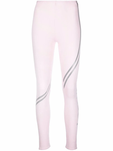  Loewe Logo-print Stretch Leggings - Pink 