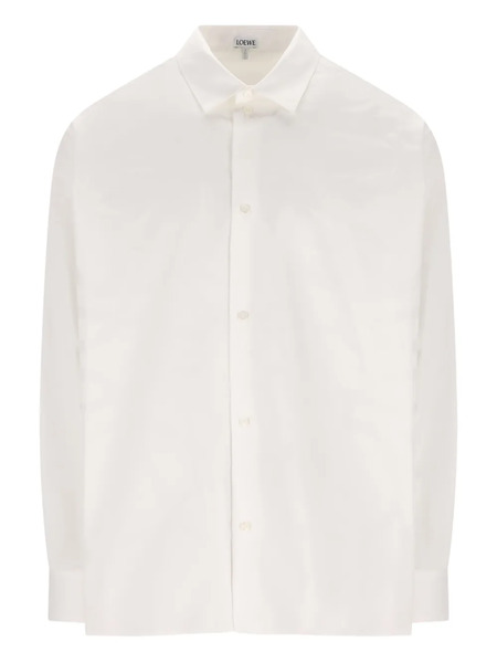  Loewe Long-sleeve Button-down Shirt - White 