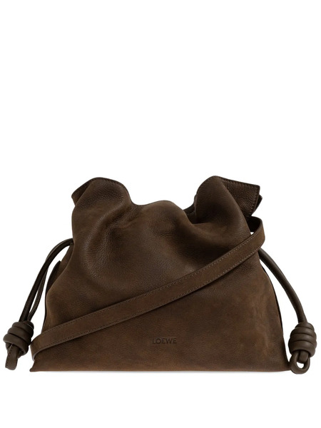  Loewe Medium Flamenco Drawstring Clutch Bag - Brown 