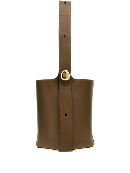  Loewe Medium Pebble Bucket Bag - Brown 