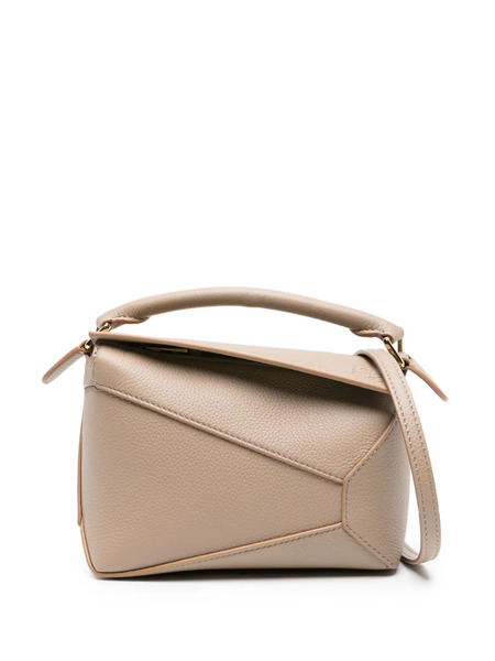  Loewe Mini Puzzle Leather Bag - Neutrals 