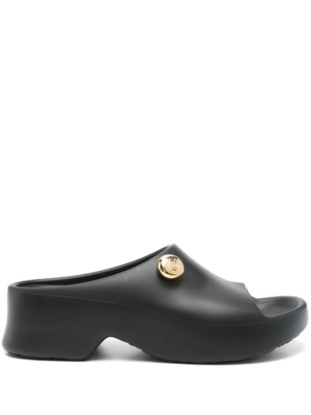  Loewe 30mm Foam Pebble Mules - Black 