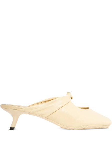  Loewe 45mm Pebble Soft Mules - Yellow 