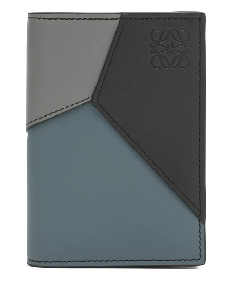  Loewe Panelled Bifold Cardholder - Grey 