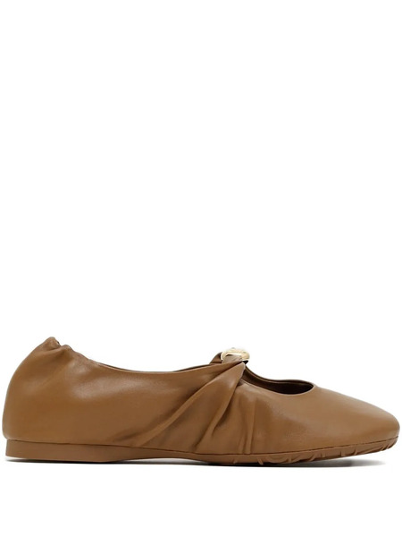  Loewe Pebble Ballet Flats - Brown 