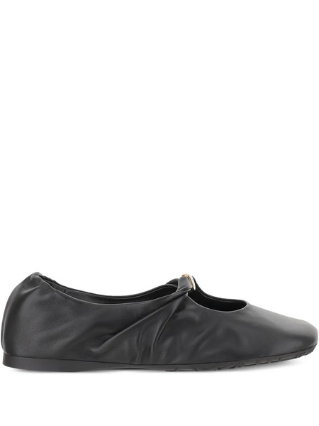  Loewe Pebble Soft Ballet Flats - Black 