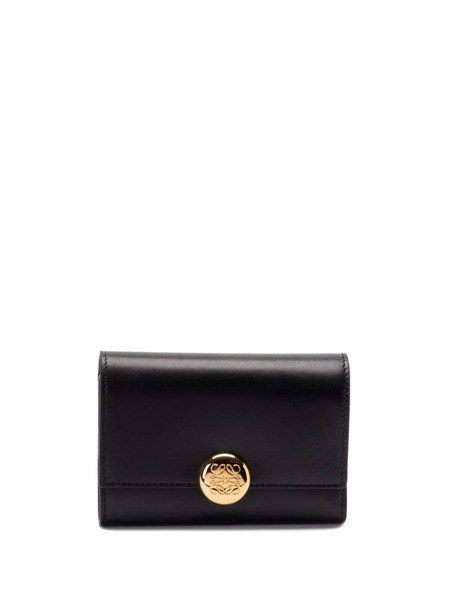  Loewe Pebble Wallet - Black 