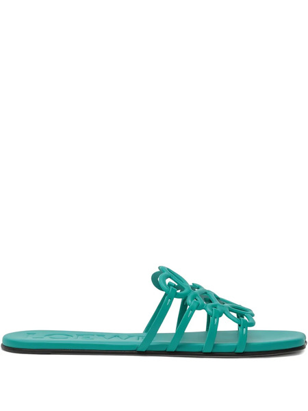  Loewe Petal Anagram Sandals - Green 