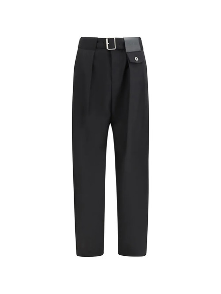 Loewe Pleated Trousers - Black 