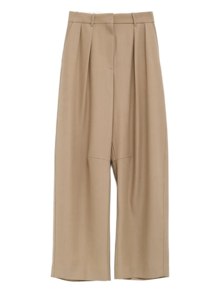  Loewe Pleated Trousers - Neutrals 