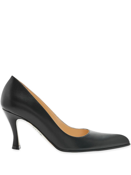  Loewe Pointed-toe Leather Pumps - Black 