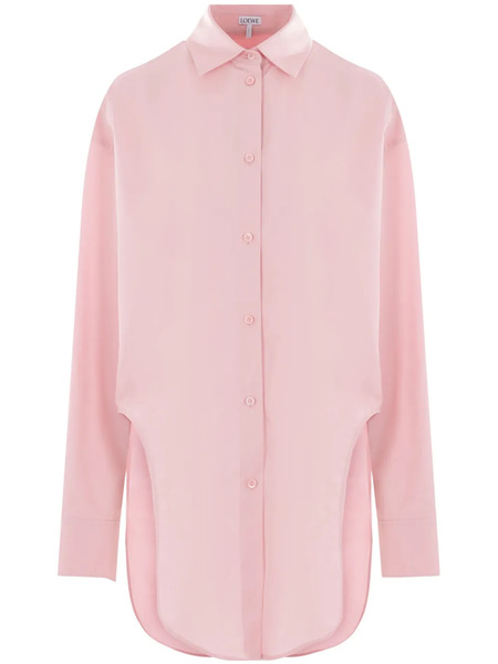  Loewe Poplin-cotton Shirt - Pink 