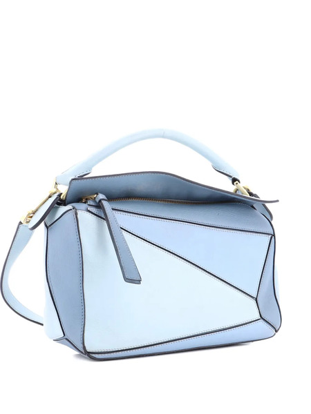  Loewe Pre-owned Puzzle Bag Leather Small Satchel - Blue 