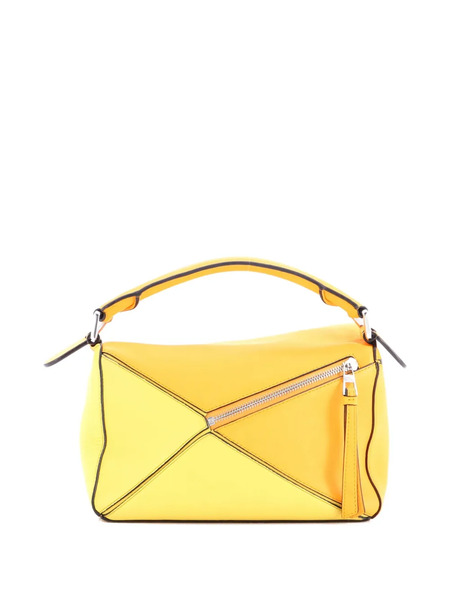  Loewe Pre-owned Puzzle Bag Leather Small Satchel - Yellow 