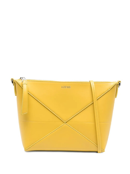  Loewe Puzzle Leather Clutch Bag - Yellow 