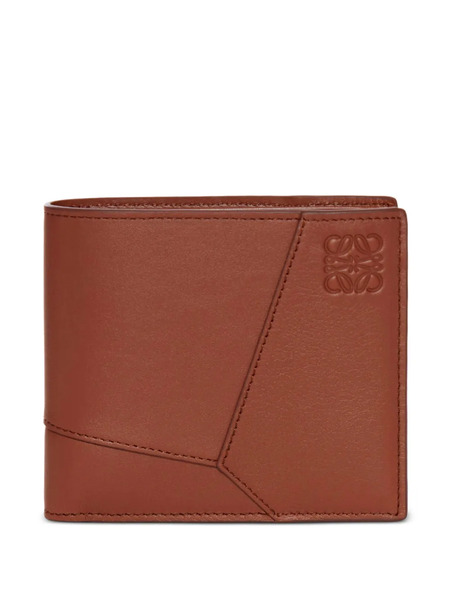  Loewe Puzzle Logo-debossed Wallet - Brown 