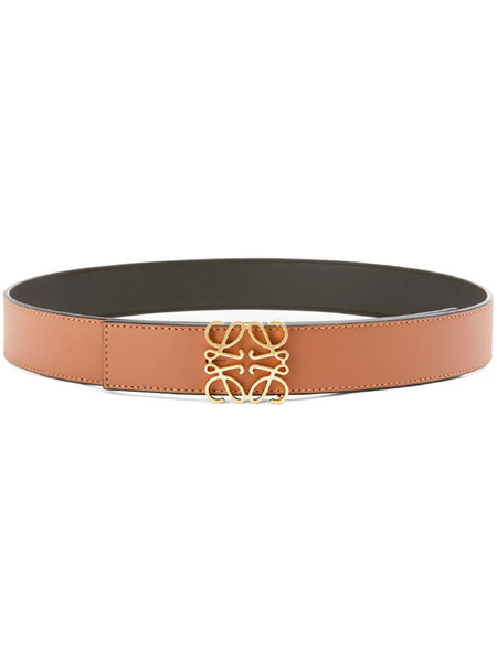  Loewe Reversible Anagram Belt - Brown 
