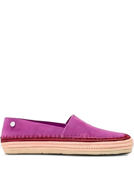  Loewe Rio Raffia-trim Espadrilles - Purple 