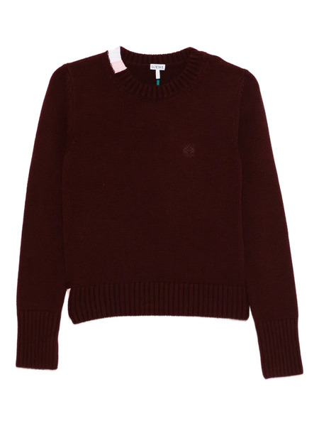  Loewe Round-neck Sweater - Red 