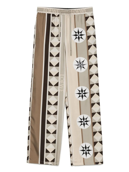  Loewe Satin Trousers - Neutrals 