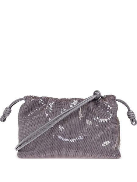  Loewe Sequin-embellished Shoulder Bag - Grey 