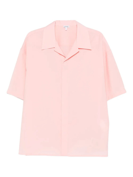  Loewe Short-sleeved Collared Shirt - Pink 