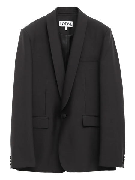  Loewe Single-breasted Blazer - Black 