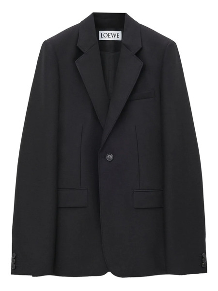  Loewe Single-button Blazer - Black 