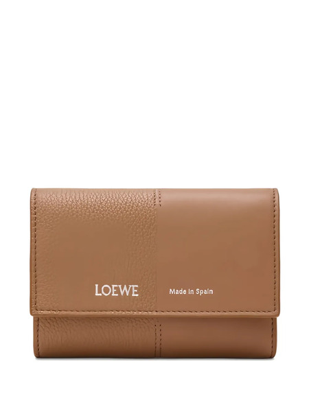  Loewe Textured Panel Wallet - Neutrals 
