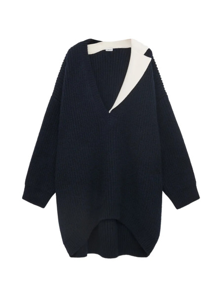 Loewe V-neck Sweater - Blue 