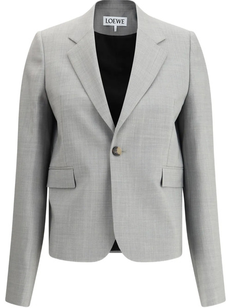  Loewe Wool Blazer - Grey 