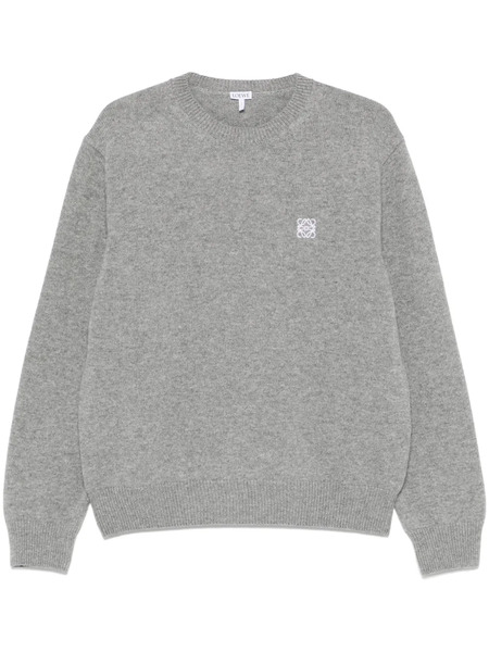  Loewe Wool Sweater - Grey 