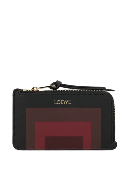  Loewe X Albers Geometric-pattern Zip Wallet - Black 