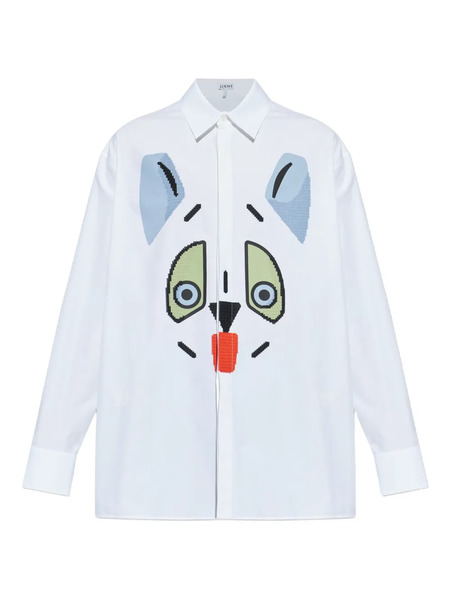  Loewe X Louis Wain Embellished Shirt - White 