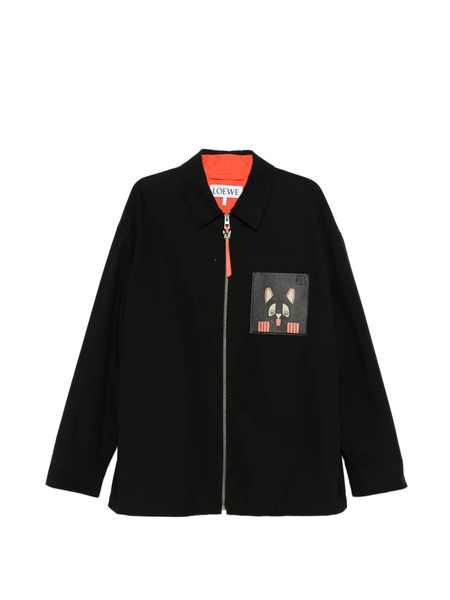 Loewe X Louis Wain Overshirt Jacket - Black 