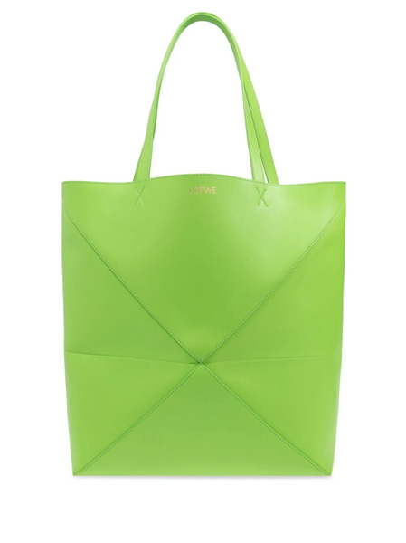  Loewe Xl Puzzle Fold Tote Bag - Green 