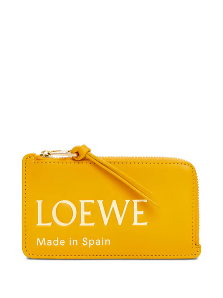  Loewe Zip Card Holder - Yellow 