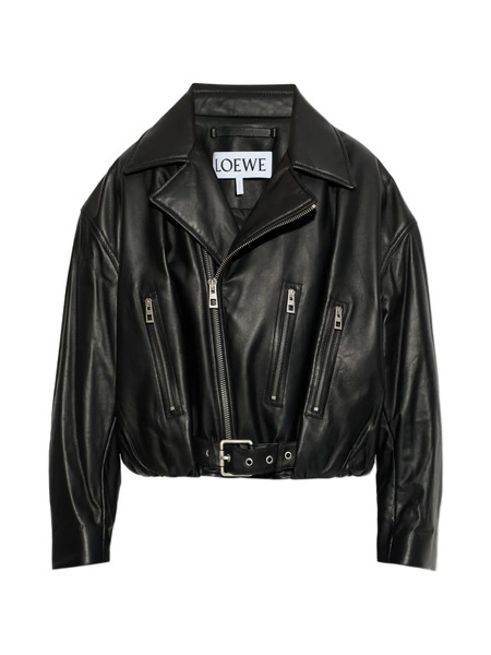  Loewe Zip-detail Belted Jacket - Black 