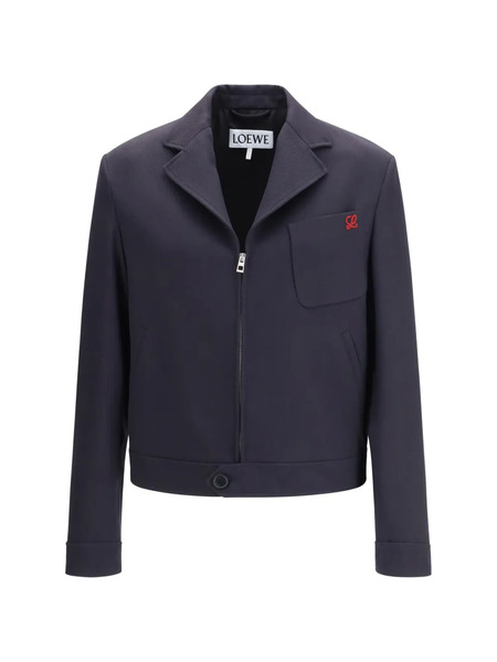  Loewe Zip-up Jacket - Blue 