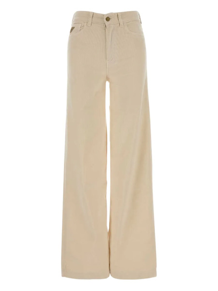  Lois Jeans Logo-patch Corduroy Jeans - Neutrals 
