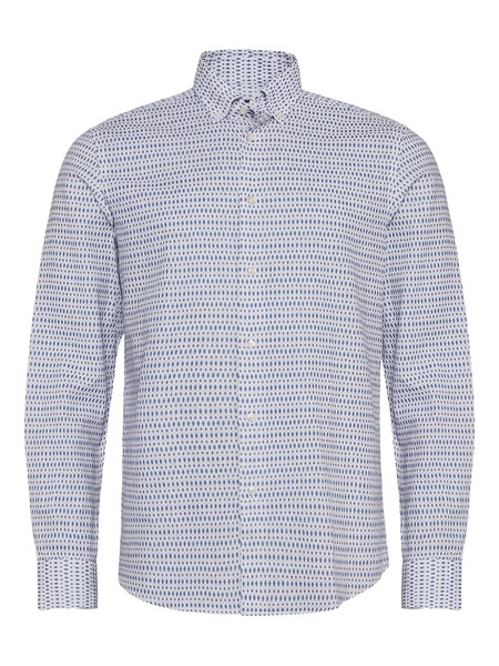  Loja Das Meias Buttoned Pattern Shirt - White 