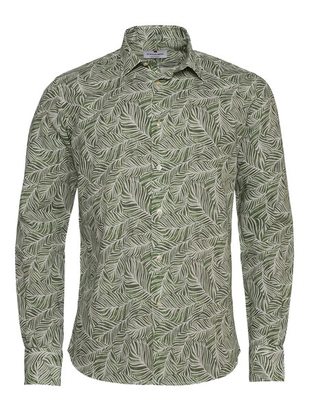  Loja Das Meias Leaf-print Shirt - Green 